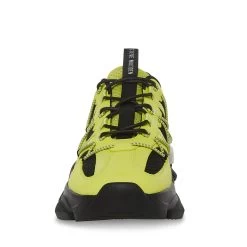 STORM LIME -Fashion Haven Shop STEVEMADDEN SHOES STORM YELLOW NEON FRONT