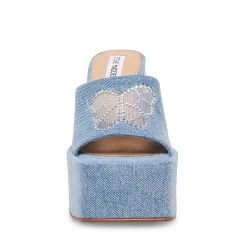 TRICKS DENIM MULTI -Fashion Haven Shop STEVEMADDEN SHOES TRICKS DENIM MULTI FRONT