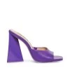 TWISTS PURPLE LEATHER -Fashion Haven Shop STEVEMADDEN SHOES TWISTS PURPLE LEATHER SIDE