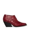 WAZE RED LEATHER -Fashion Haven Shop STEVEMADDEN SHOES WAZE RED LEATHER SIDE