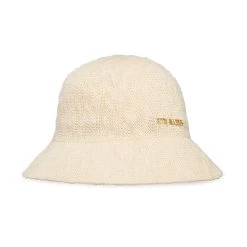 MOLDED POLY YARN BUCKET HAT CREAM -Fashion Haven Shop STEVEMADDEN ACCESSORIES SMA 1214 CREAM