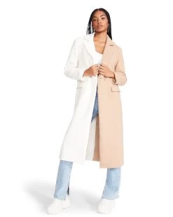 CAROLINE JACKET TAN -Fashion Haven Shop STEVEMADDEN APPAREL BM300511 CAMEL 02