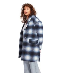 ZOEY JACKET NAVY -Fashion Haven Shop STEVEMADDEN APPAREL BM300513 NAVY 05