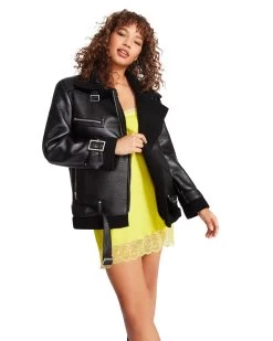 QUINN JACKET BLACK 13 QUINN JACKET BLACK -Fashion Haven Shop STEVEMADDEN APPAREL BM300517 BLACK 04