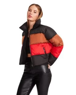 DAISY JACKET BLACK 12 DAISY JACKET BLACK -Fashion Haven Shop STEVEMADDEN APPAREL BM300518 BLACK 02