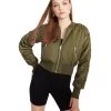 EVA JACKET OLIVE -Fashion Haven Shop STEVEMADDEN APPAREL BM300522 OLIVE 03