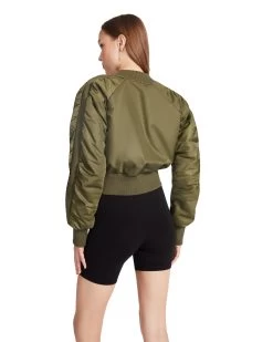 EVA JACKET OLIVE -Fashion Haven Shop STEVEMADDEN APPAREL BM300522 OLIVE 05