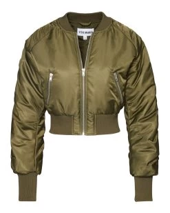EVA JACKET OLIVE -Fashion Haven Shop STEVEMADDEN APPAREL BM300522 OLIVE 68466