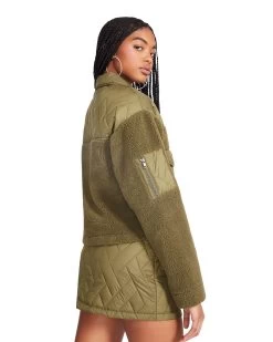 IRIS JACKET OLIVE -Fashion Haven Shop STEVEMADDEN APPAREL BM300524 OLIVE 07