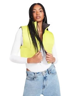 DAISY VEST BLACK -Fashion Haven Shop STEVEMADDEN APPAREL BM301806 BLACK 06