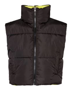 DAISY VEST BLACK -Fashion Haven Shop STEVEMADDEN APPAREL BM301806 BLACK 68620