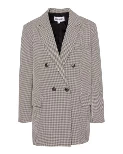 ISABELLA PLAID BLAZER BLACK -Fashion Haven Shop STEVEMADDEN APPAREL BM302745 BLACK 68709