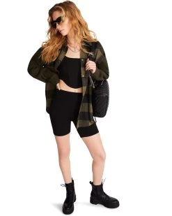 SOPHIA SHACKET GREEN 11 SOPHIA SHACKET GREEN -Fashion Haven Shop STEVEMADDEN APPAREL BM302754 SAGE 01