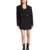 ISABELLA BLAZER BLACK 2 ISABELLA BLAZER BLACK -Fashion Haven Shop STEVEMADDEN APPAREL BM302760 BLACK 04