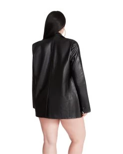 AUDREY BLAZER BLACK -Fashion Haven Shop STEVEMADDEN APPAREL BM302770 BLACK 05