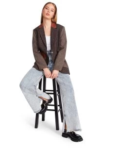 KELLY BLAZER NAVY -Fashion Haven Shop STEVEMADDEN APPAREL BM302785 PEACOAT NAVY 04