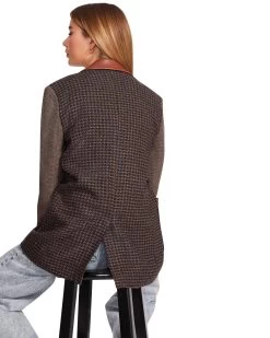 KELLY BLAZER NAVY -Fashion Haven Shop STEVEMADDEN APPAREL BM302785 PEACOAT NAVY 06