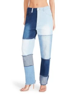 KYLIE PANT DENIM FABRIC 11 KYLIE PANT DENIM FABRIC -Fashion Haven Shop STEVEMADDEN APPAREL BM303296 DENIM 03