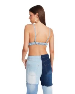 KENDRA BRA TOP DENIM FABRIC 11 KENDRA BRA TOP DENIM FABRIC -Fashion Haven Shop STEVEMADDEN APPAREL BM304537 DENIM 05