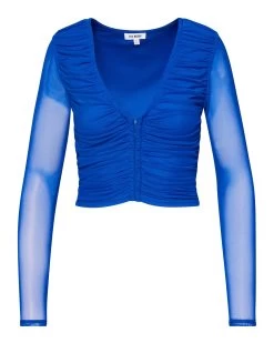 LUNA TOP BLUE 15 LUNA TOP BLUE -Fashion Haven Shop STEVEMADDEN APPAREL BM305706 BLUE 686281