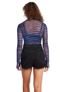 ELIZA TOP BLUE 16 ELIZA TOP BLUE -Fashion Haven Shop STEVEMADDEN APPAREL BM305714 BLUE 04