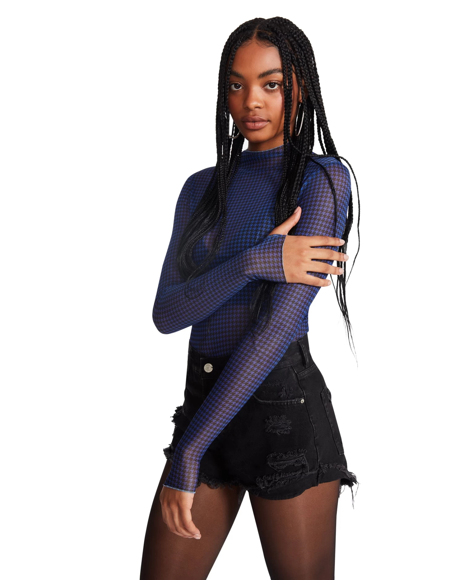 ELIZA TOP BLUE MULTI 5 ELIZA TOP BLUE MULTI - Image 3