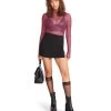 ELIZA TOP HOT PINK 1 ELIZA TOP HOT PINK -Fashion Haven Shop STEVEMADDEN APPAREL BM305732 HOT PINK 01