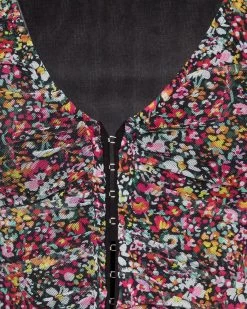 LUNA FLORAL TOP PINK -Fashion Haven Shop STEVEMADDEN APPAREL BM305740 MULTI 686271