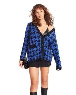 MARINA CARDIGAN BLUE 10 MARINA CARDIGAN BLUE -Fashion Haven Shop STEVEMADDEN APPAREL BM306216 BLUE 02