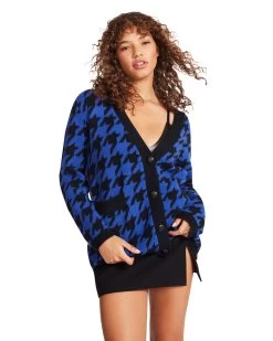 MARINA CARDIGAN BLUE 11 MARINA CARDIGAN BLUE -Fashion Haven Shop STEVEMADDEN APPAREL BM306216 BLUE 04