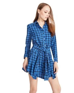 PEYTON DRESS BLUE 14 PEYTON DRESS BLUE -Fashion Haven Shop STEVEMADDEN APPAREL BM308125 BLUE 04