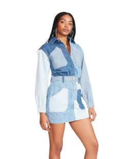 RYLEIGH DRESS DENIM FABRIC -Fashion Haven Shop STEVEMADDEN APPAREL BM308143 DENIM 02