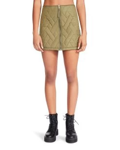 EMERSON SKIRT OLIVE 11 EMERSON SKIRT OLIVE -Fashion Haven Shop STEVEMADDEN APPAREL BM309717 OLIVE 03