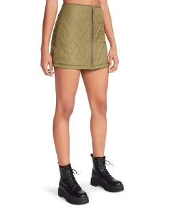 EMERSON SKIRT OLIVE 12 EMERSON SKIRT OLIVE -Fashion Haven Shop STEVEMADDEN APPAREL BM309717 OLIVE 04