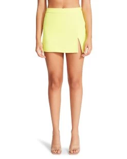 CAMERON SKIRT CITRON -Fashion Haven Shop STEVEMADDEN APPAREL BM309722 CITRON 05