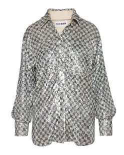 ANDEE SHACKET SILVER -Fashion Haven Shop STEVEMADDEN APPAREL BM402823 SILVER 8861