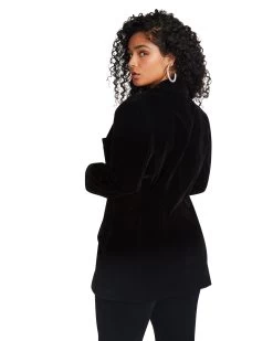 HARLOW BLAZER BLACK -Fashion Haven Shop STEVEMADDEN APPAREL BM402824 BLACK 11