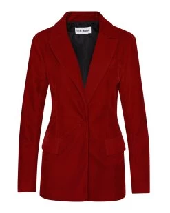 HARLOW BLAZER RED -Fashion Haven Shop STEVEMADDEN APPAREL BM402824 RED 8863