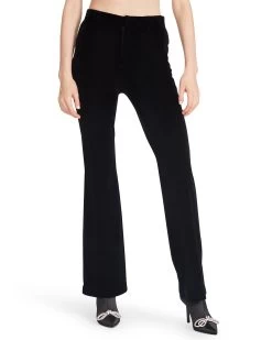 HARLOW PANT BLACK -Fashion Haven Shop STEVEMADDEN APPAREL BM403338 BLACK 03