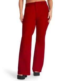 HARLOW PANT RED 14 HARLOW PANT RED -Fashion Haven Shop STEVEMADDEN APPAREL BM403338 RED 08