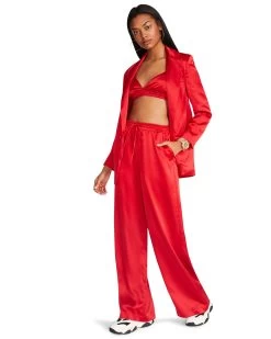 DORIAN PANT RED -Fashion Haven Shop STEVEMADDEN APPAREL BM403348 RED 04