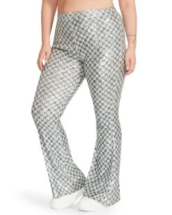 SHAE PANT SILVER -Fashion Haven Shop STEVEMADDEN APPAREL BM403368 SILVER 10