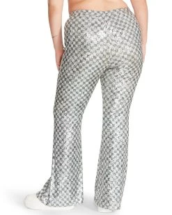 SHAE PANT SILVER -Fashion Haven Shop STEVEMADDEN APPAREL BM403368 SILVER 11