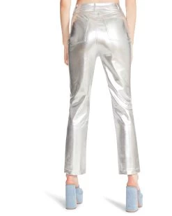 JOSIE PANT SILVER 20 JOSIE PANT SILVER -Fashion Haven Shop STEVEMADDEN APPAREL BM403373 SILVER 06