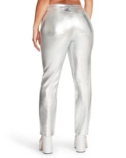 JOSIE PANT SILVER 19 JOSIE PANT SILVER -Fashion Haven Shop STEVEMADDEN APPAREL BM403373 SILVER 11