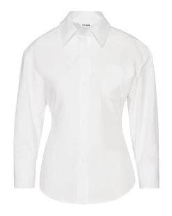 NADIA SHIRT WHITE 15 NADIA SHIRT WHITE -Fashion Haven Shop STEVEMADDEN APPAREL BM404591 WHITE 8839