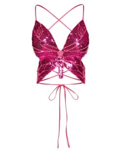 KIA TOP HOT PINK 17 KIA TOP HOT PINK -Fashion Haven Shop STEVEMADDEN APPAREL BM404626 HOT PINK 8822