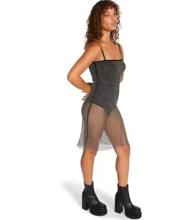 CHARLIZE DRESS BLACK -Fashion Haven Shop STEVEMADDEN APPAREL BM408366 BLACK 02