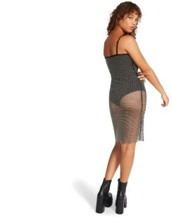 CHARLIZE DRESS BLACK -Fashion Haven Shop STEVEMADDEN APPAREL BM408366 BLACK 03