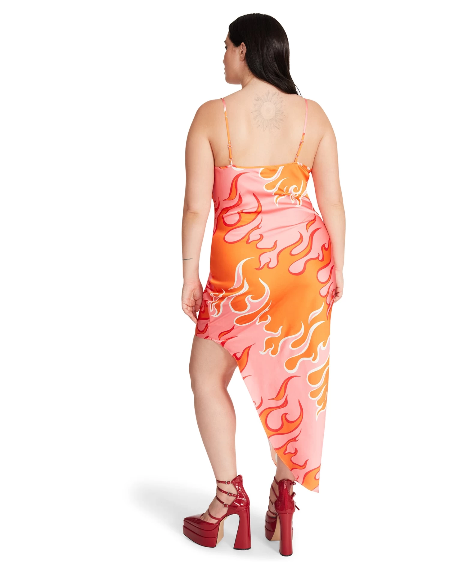 AULORA DRESS PINK MULTI 9 AULORA DRESS PINK MULTI - Image 7